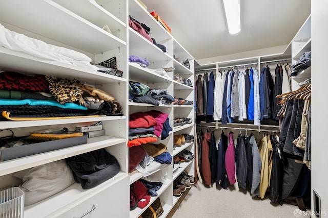 611 Washington St Unit 2505, San Francisco, CA 94111 - spacious closet with carpet flooring
