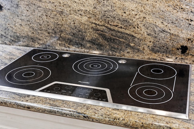 611 Washington St Unit 2505, San Francisco, CA 94111 - kitchen view of black electric cooktop