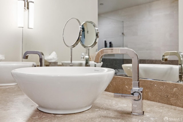 611 Washington St Unit 2505, San Francisco, CA 94111 - bathroom featuring a soaking tub and a sink