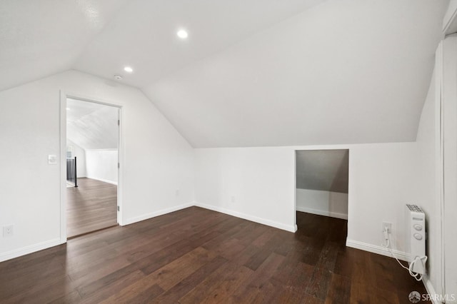 63-65 Jersey St, San Francisco, CA 94114 - additional living space featuring lofted ceiling, wood finished floors, and recessed lighting