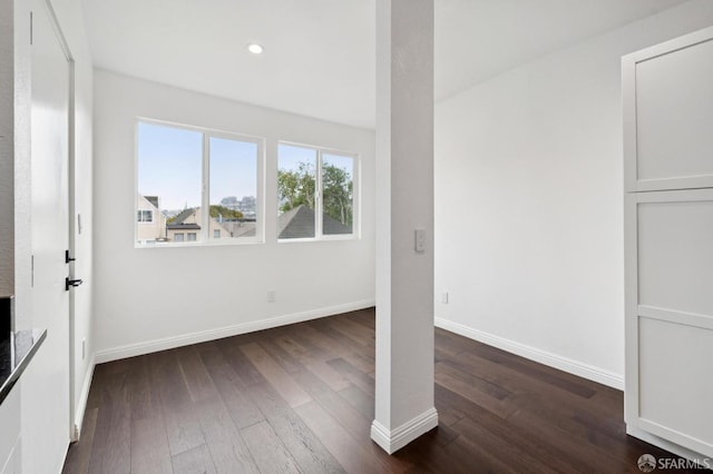 63-65 Jersey St, San Francisco, CA 94114 - unfurnished bedroom featuring dark wood-type flooring and recessed lighting