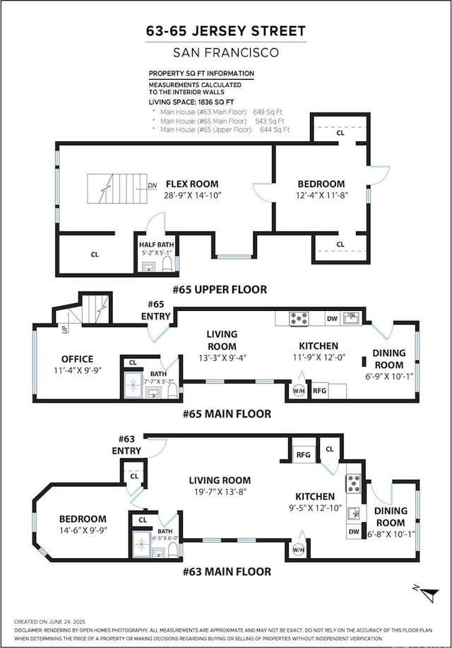 63-65 Jersey St, San Francisco, CA 94114 - view of room layout
