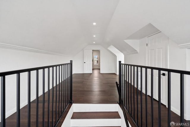 63-65 Jersey St, San Francisco, CA 94114 - bonus room with vaulted ceiling, wood finished floors, and recessed lighting