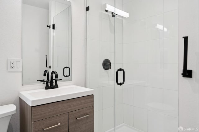 63-65 Jersey St, San Francisco, CA 94114 - full bathroom featuring vanity and a shower stall