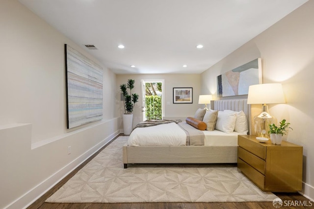 3790 Cesar Chavez St, San Francisco, CA 94110 - bedroom with baseboards and recessed lighting