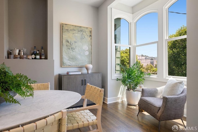 3790 Cesar Chavez St, San Francisco, CA 94110 - dining room with wood finished floors and baseboards