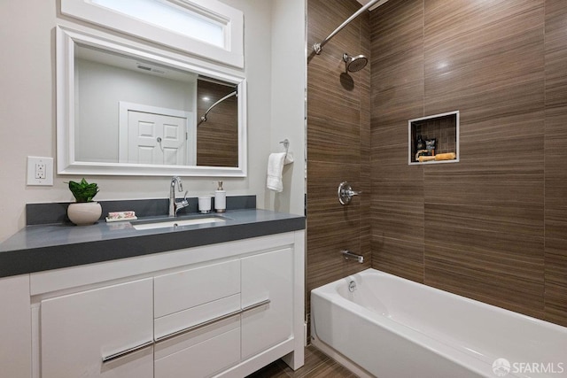 3790 Cesar Chavez St, San Francisco, CA 94110 - bathroom featuring tub / shower combination and vanity