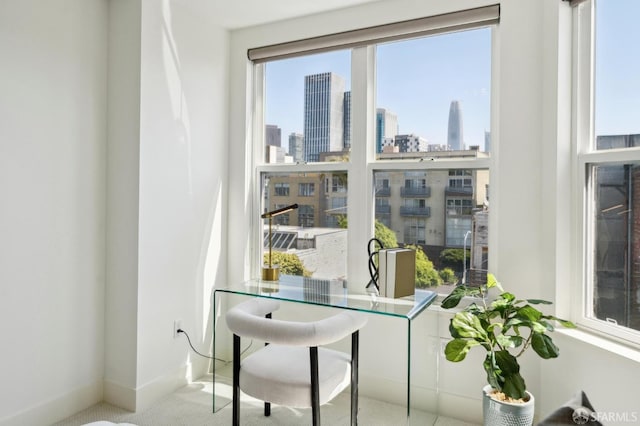 75 Moss St Unit 14, San Francisco, CA 94103 - office with a skyline view and baseboards