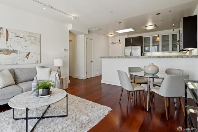 75 Moss St Unit 14, San Francisco, CA 94103 - living area featuring dark wood finished floors