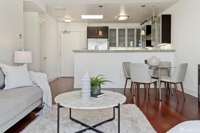 75 Moss St Unit 14, San Francisco, CA 94103 - living room with wood finished floors and baseboards