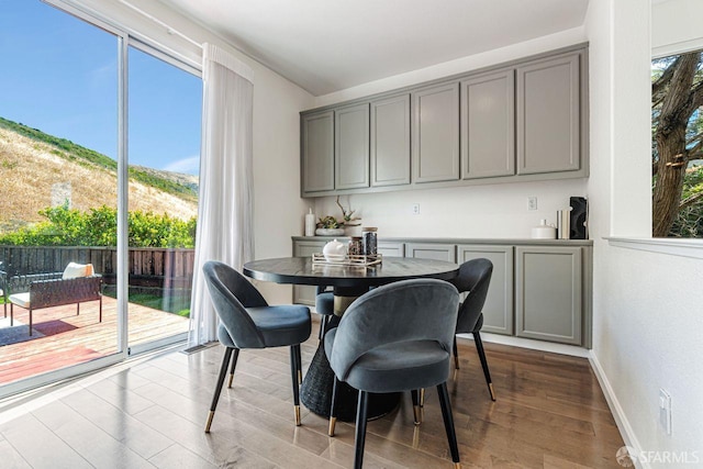 32 Highcrest Ln, South San Francisco, CA 94080 - dining area featuring wood finished floors and baseboards