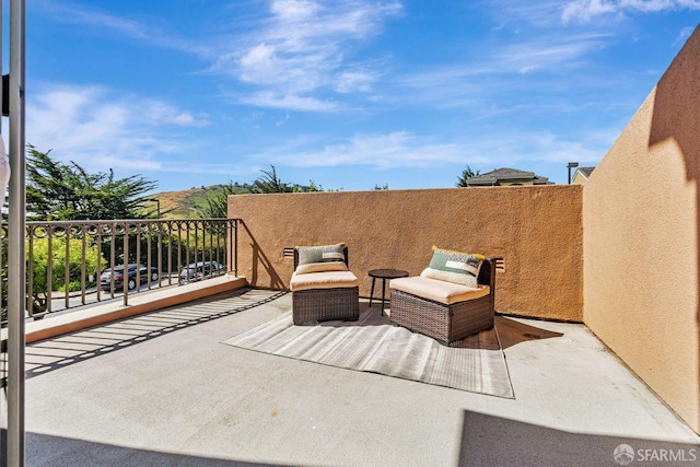 32 Highcrest Ln, South San Francisco, CA 94080 - view of patio featuring a balcony