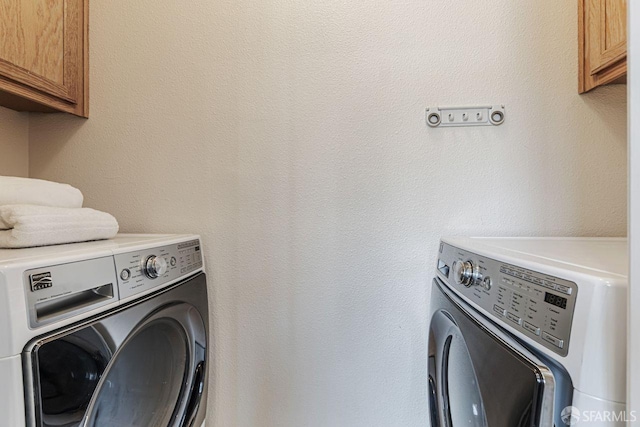 32 Highcrest Ln, South San Francisco, CA 94080 - washroom with cabinet space and washing machine and clothes dryer
