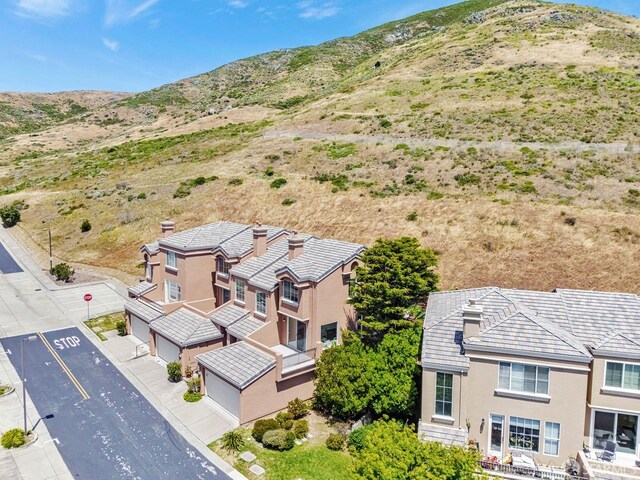 32 Highcrest Ln, South San Francisco, CA 94080 - view from above of property with a mountainous background