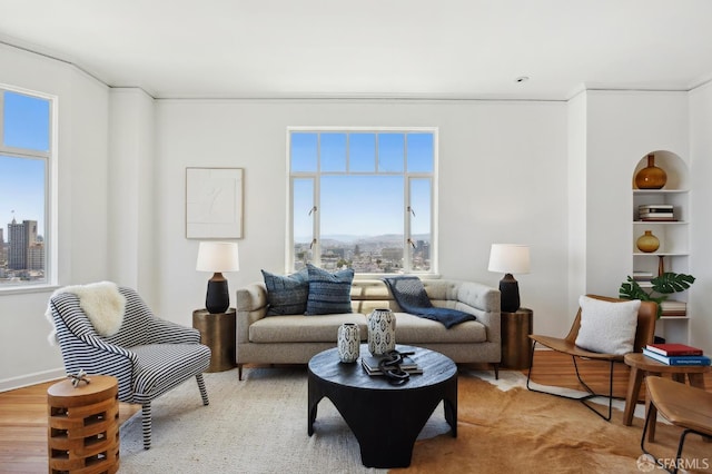 1101 Green St Unit 1402, San Francisco, CA 94109 - living area featuring ornamental molding