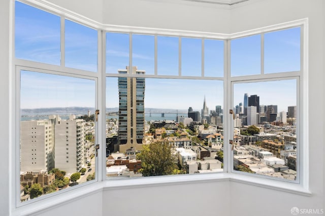 1101 Green St Unit 1402, San Francisco, CA 94109 - sunroom with a skyline view and healthy amount of natural light