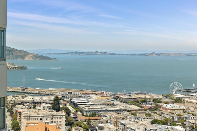 1101 Green St Unit 1402, San Francisco, CA 94109 - water view featuring a mountain backdrop