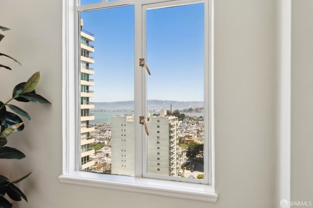 1101 Green St Unit 1402, San Francisco, CA 94109 - interior space featuring a large body of water and a view of city