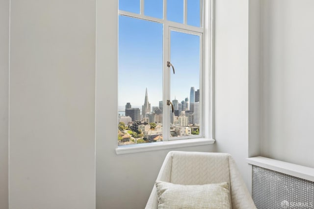 1101 Green St Unit 1402, San Francisco, CA 94109 - living area with a view of skyline