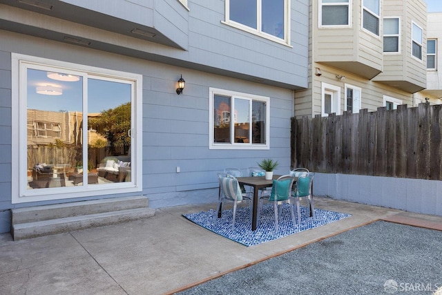 1751 25th Ave, San Francisco, CA 94122 - view of patio featuring outdoor dining area