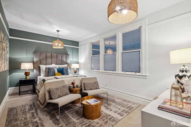 49 Hill St, San Francisco, CA 94110 - carpeted bedroom with baseboards