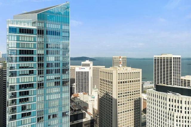 city view with a water view