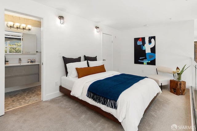 1 Rausch St Unit A, San Francisco, CA 94103 - bedroom with carpet and a sink