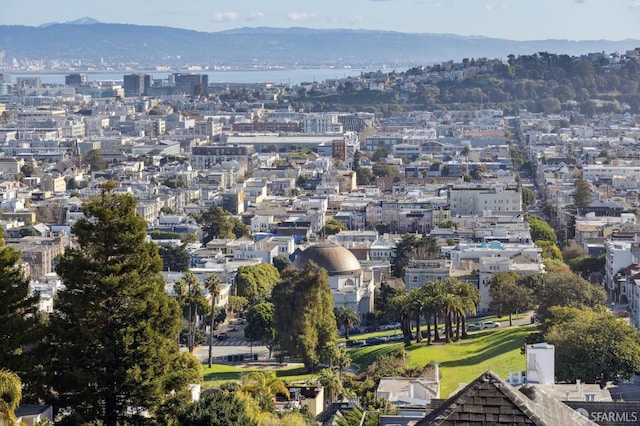 view of city with a mountain view
