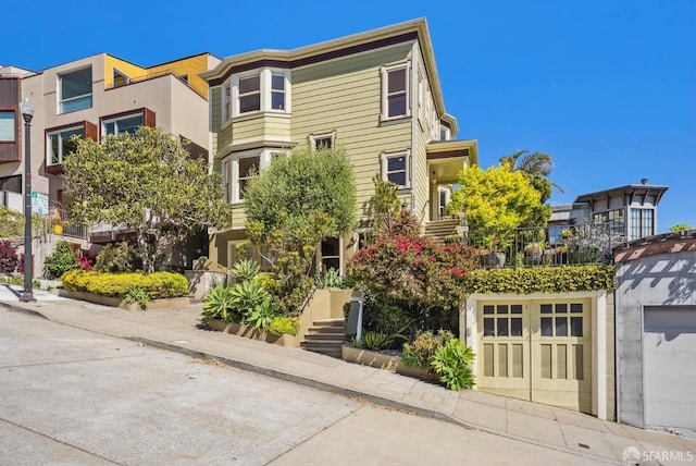 4020 20th St, San Francisco, CA 94114 - view of front of property featuring a garage