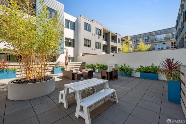 view of patio / terrace featuring outdoor lounge area