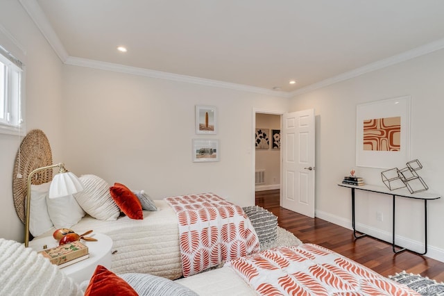 20 Marietta Dr, San Francisco, CA 94127 - bedroom with wood finished floors, ornamental molding, recessed lighting, and baseboards