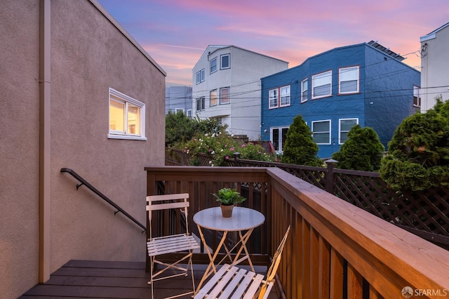 20 Marietta Dr, San Francisco, CA 94127 - view of deck at dusk