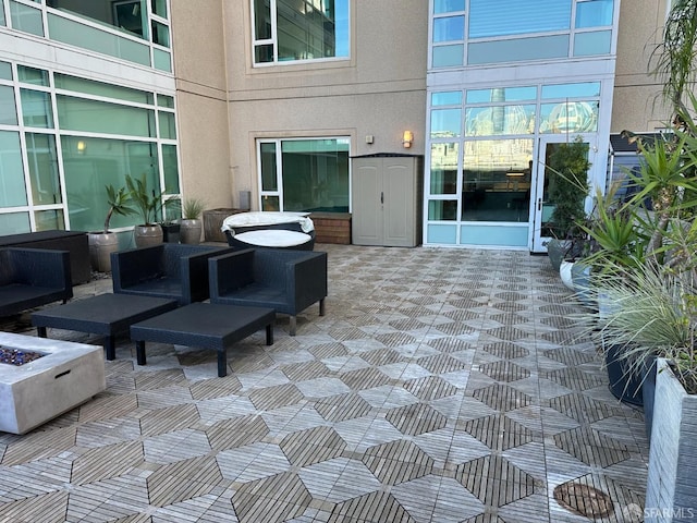 view of patio / terrace featuring outdoor lounge area