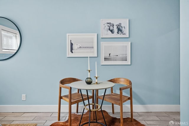 view of dining room