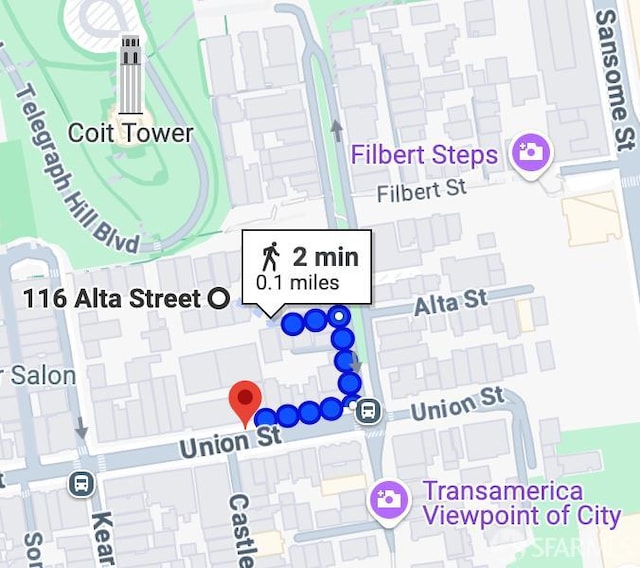 116 Alta St, San Francisco, CA 94133 - map / location