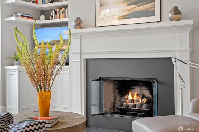 116 Alta St, San Francisco, CA 94133 - detailed view of a warm lit fireplace