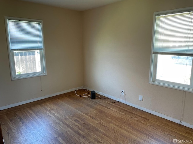 21723 Ada St, Castro Valley, CA 94546 - unfurnished room featuring baseboards and wood finished floors