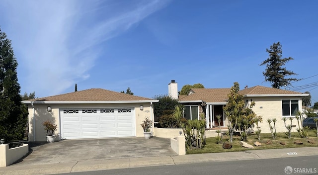 21723 Ada St, Castro Valley, CA 94546 - single story home featuring driveway, a chimney, and stucco siding