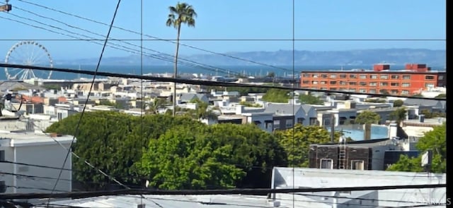 exterior space with a mountain view