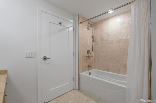 333 1st St Unit N1404, San Francisco, CA 94105 - bathroom featuring shower / bath combination with curtain