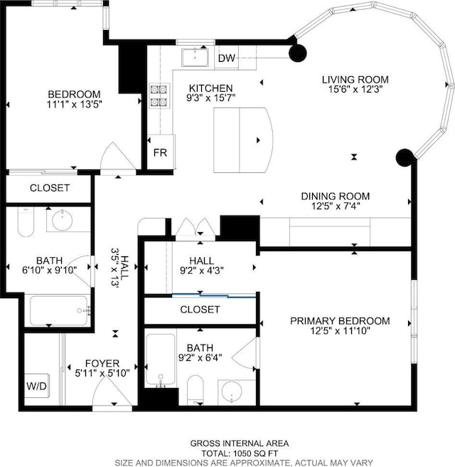 333 1st St Unit N1404, San Francisco, CA 94105 - home floor plan