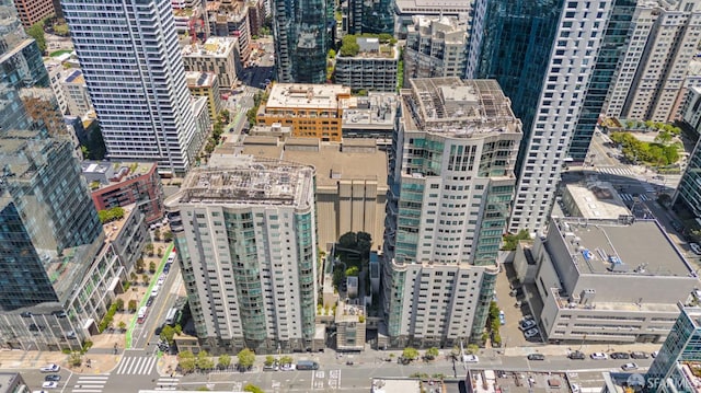 333 1st St Unit N1404, San Francisco, CA 94105 - aerial view of property and surrounding area with nearby urban area