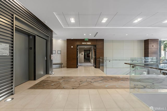 333 1st St Unit N1404, San Francisco, CA 94105 - hallway with light tile patterned flooring