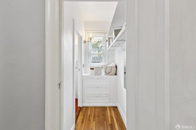 1250 Vallejo St Unit 2, San Francisco, CA 94109 - hall with wood finished floors and baseboards