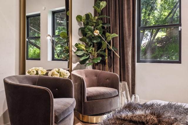 view of living area