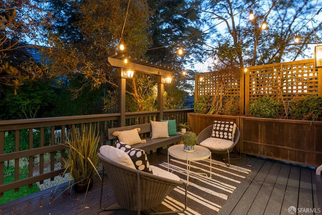 192 Yerba Buena Ave, San Francisco, CA 94127 - deck with an outdoor hangout area
