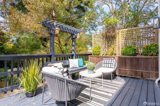 192 Yerba Buena Ave, San Francisco, CA 94127 - deck featuring an outdoor living space