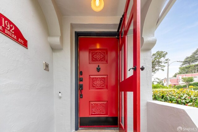 192 Yerba Buena Ave, San Francisco, CA 94127 - property entrance with stucco siding
