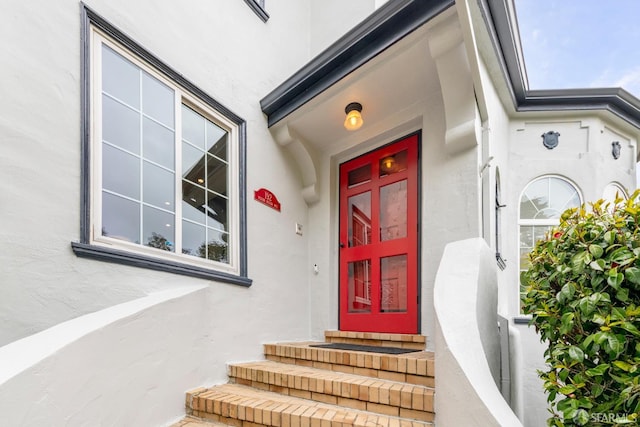 192 Yerba Buena Ave, San Francisco, CA 94127 - doorway to property featuring stucco siding