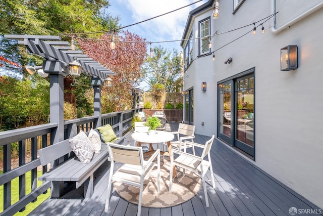 192 Yerba Buena Ave, San Francisco, CA 94127 - deck with outdoor dining space